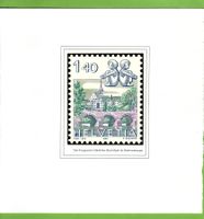1986 Folder FDC Bischofszell mit Grüssen zum Jahreswechsel