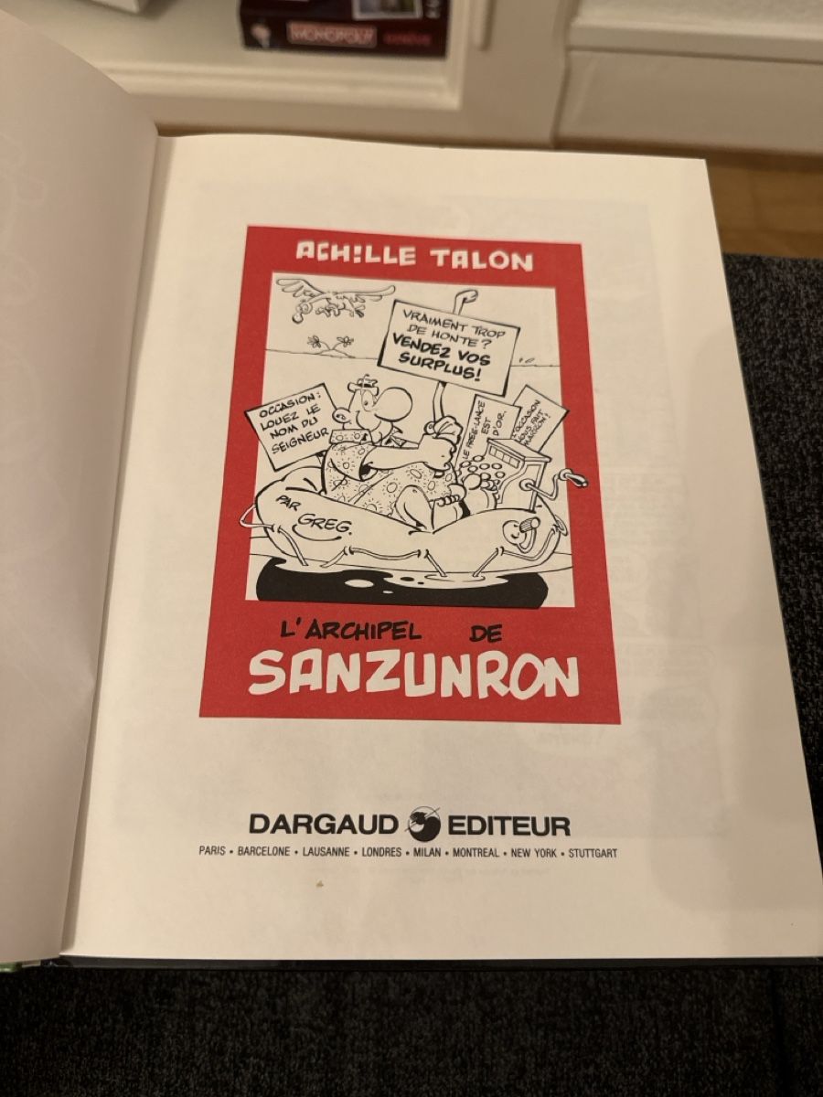 Fumetti: BD ACHILLE TALON - TOME 37 - ÉDITION ORIGINALE 1985 – Nuovo (secondo la descrizione) da Genève venduto da Emorejac 2