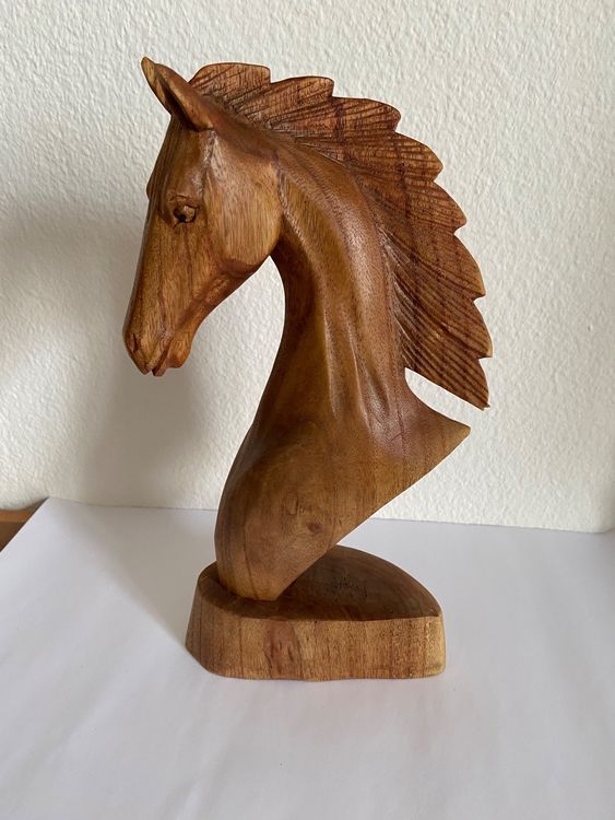 Tête de cheval en bois | Kaufen auf Ricardo