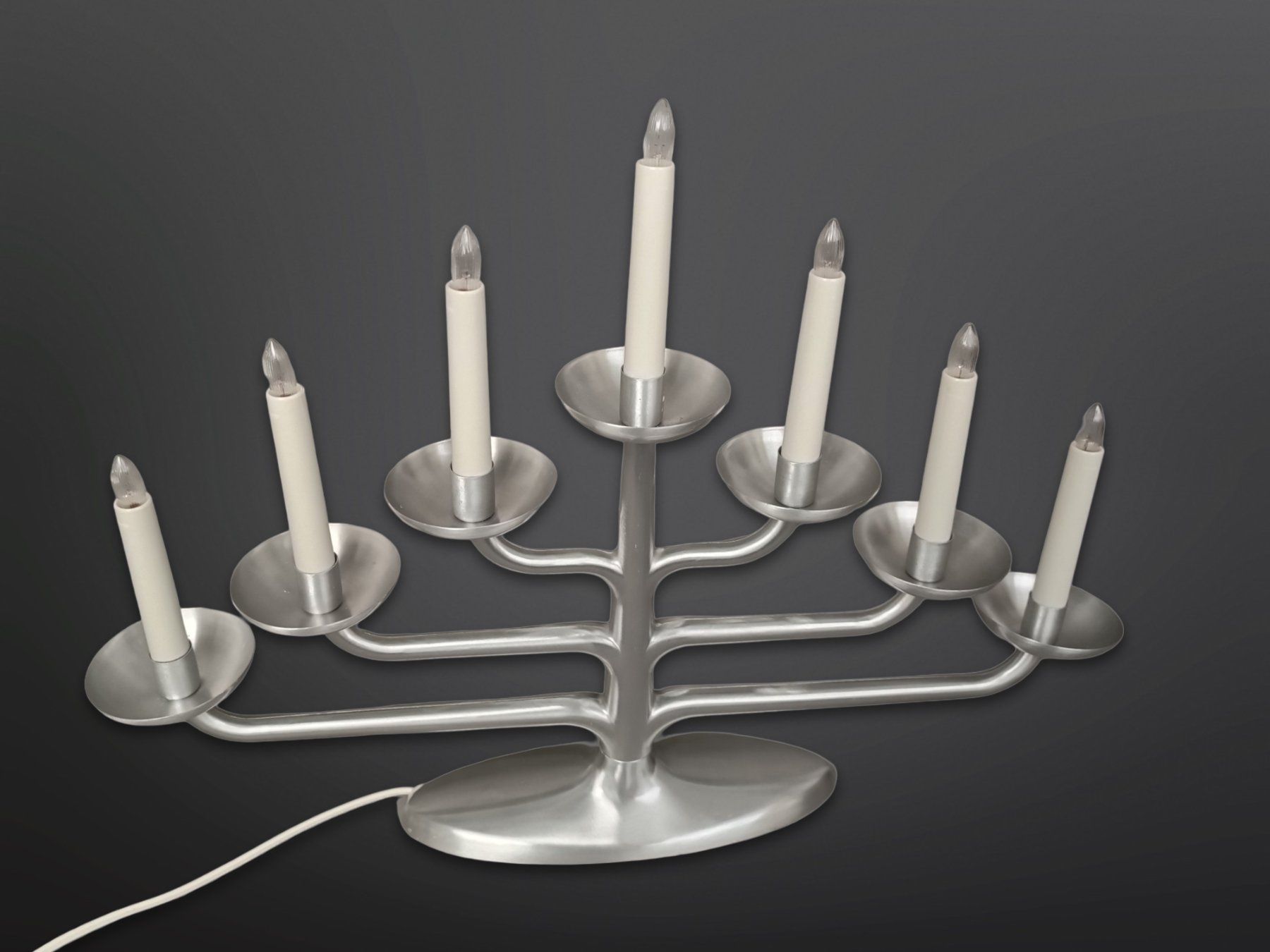 Ikea Portacandele: Elektrische Menora aus Aluminium – Usato da Suhr venduto da Restwert_Suhr 5
