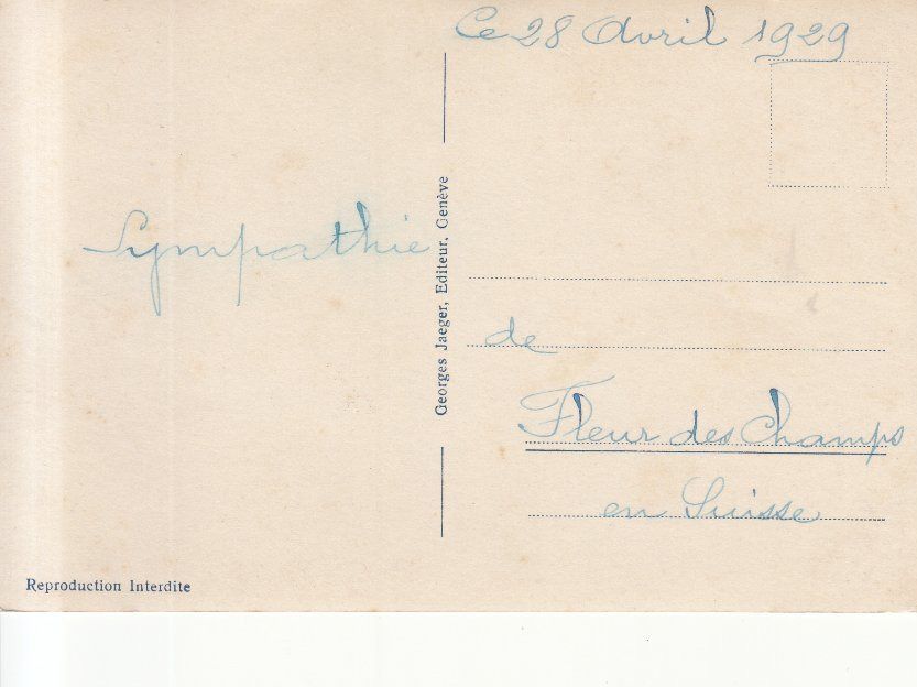 Cartoline postali: Genève 1929 – Usato da Bürglen TG venduto da StampGraf 1