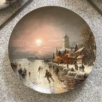 4 Sammelteller "Romantische Winterimpressionen"