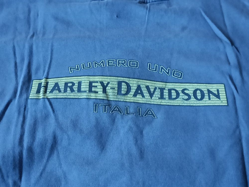 Harley-Davidson T-shirts: Très beau T-shirt Harley-Davidson vintage Numero Uno Italia – D'occasion à Vernayaz par pet_qh5r 2