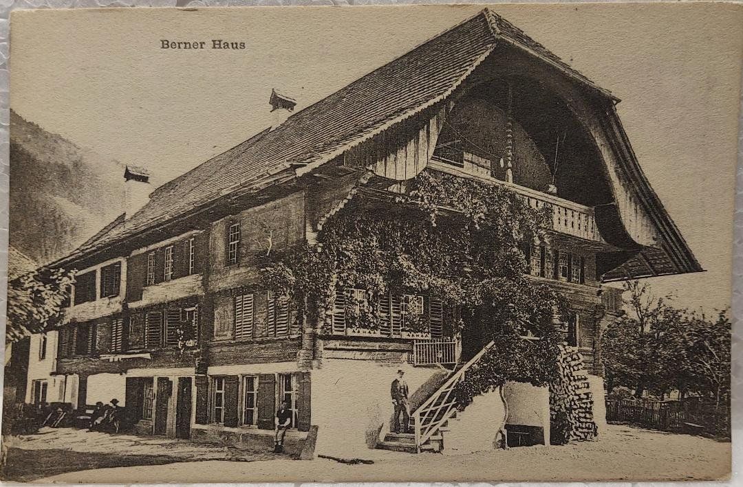 Cartoline postali: BERNER  HAUS – Usato da Delémont venduto da Domdom1