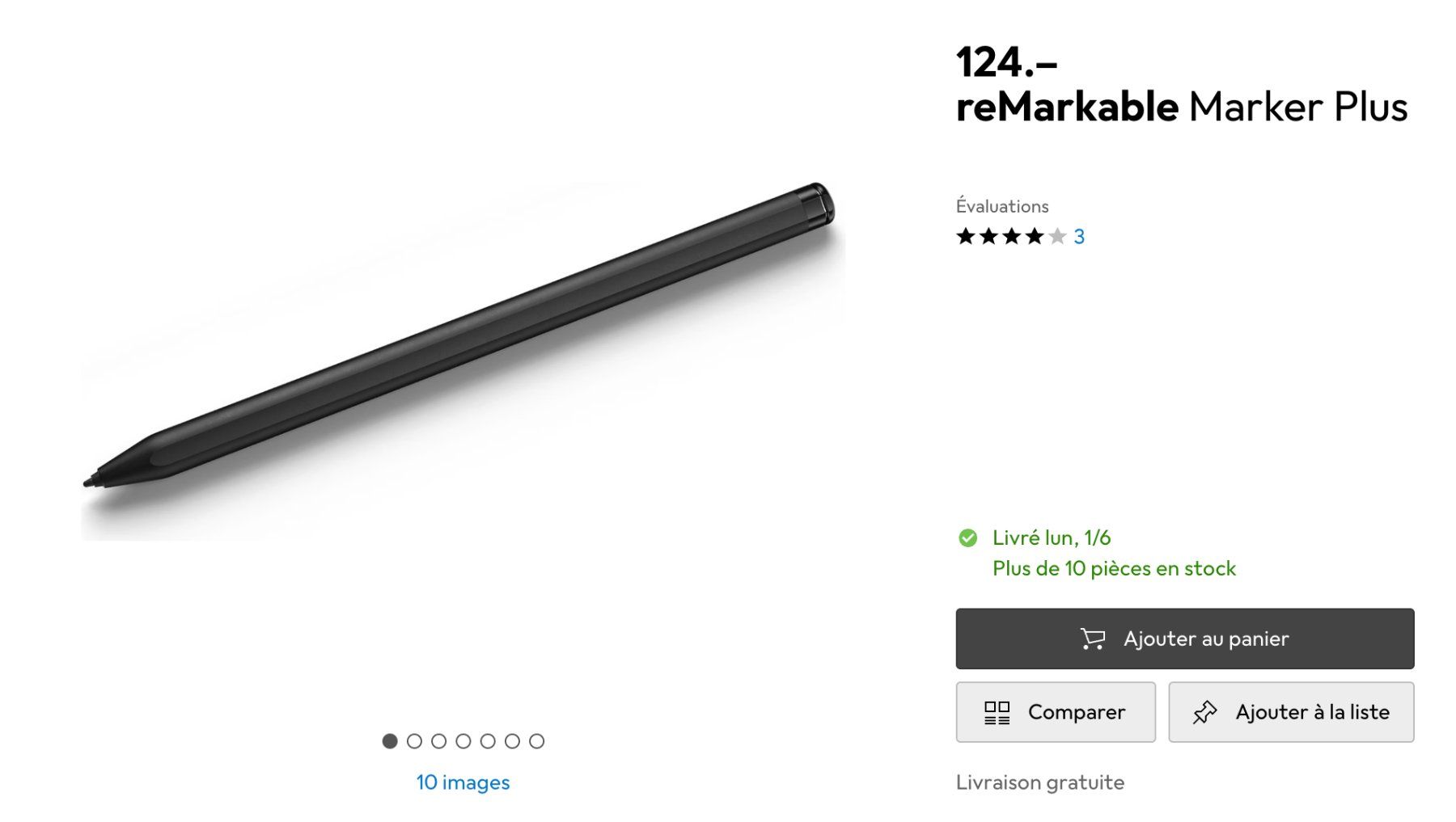 reMarkable Tablet PC: reMarkable 2 – Tablette E-Ink numérique + Étui cuir – Nuovo (secondo la descrizione) da Lens venduto da vic_gdd7 4