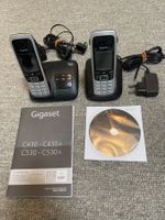 Gigaset C430A Festnetztelefon Set mit 2 Mobilteilen