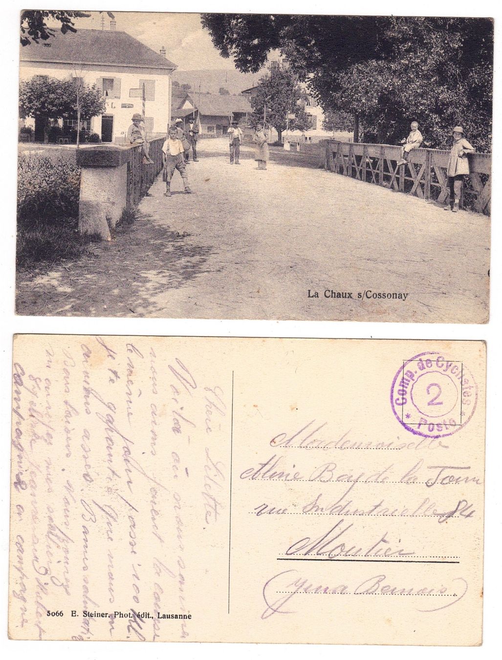 Cartoline postali: La Chaux sur Cossonay – Usato da La Tour-de-Peilz venduto da amjust