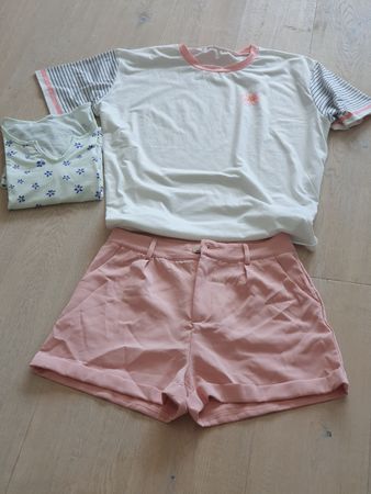 Shorts und 2 Shirts