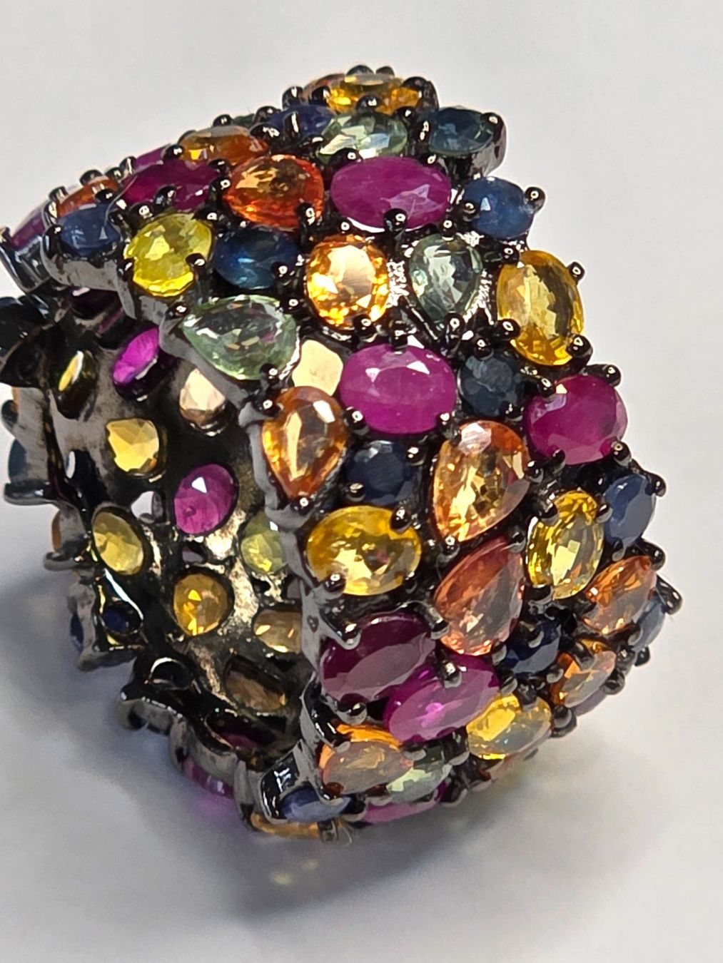 Bagues: Safir Rubin Eternity Fingerring – Neuf (Voir description) à Zürich par adriben 1
