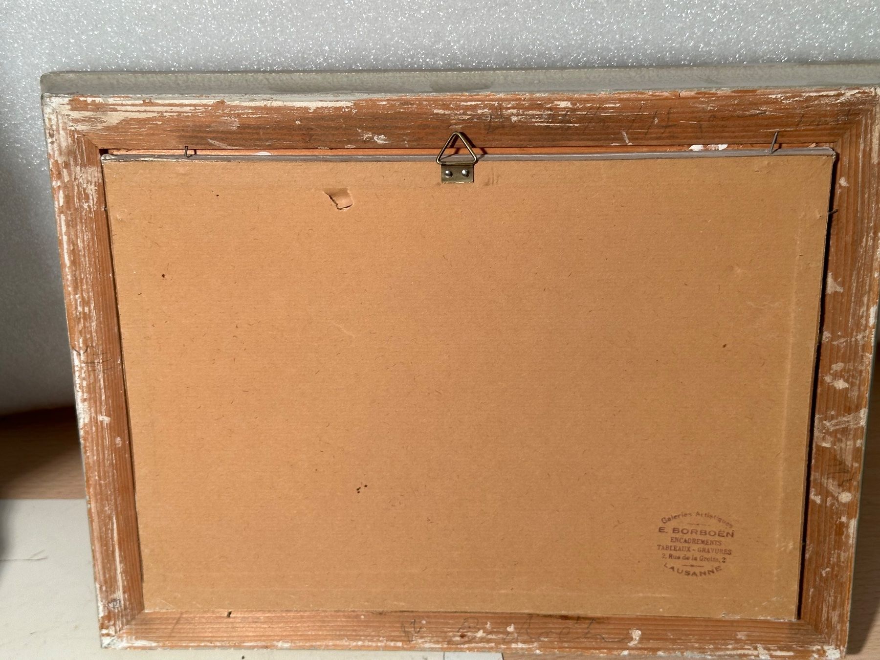 Dipinti: Petit tableau à l'aquarelle signé – Usato da Lausanne venduto da artnouveau04 3