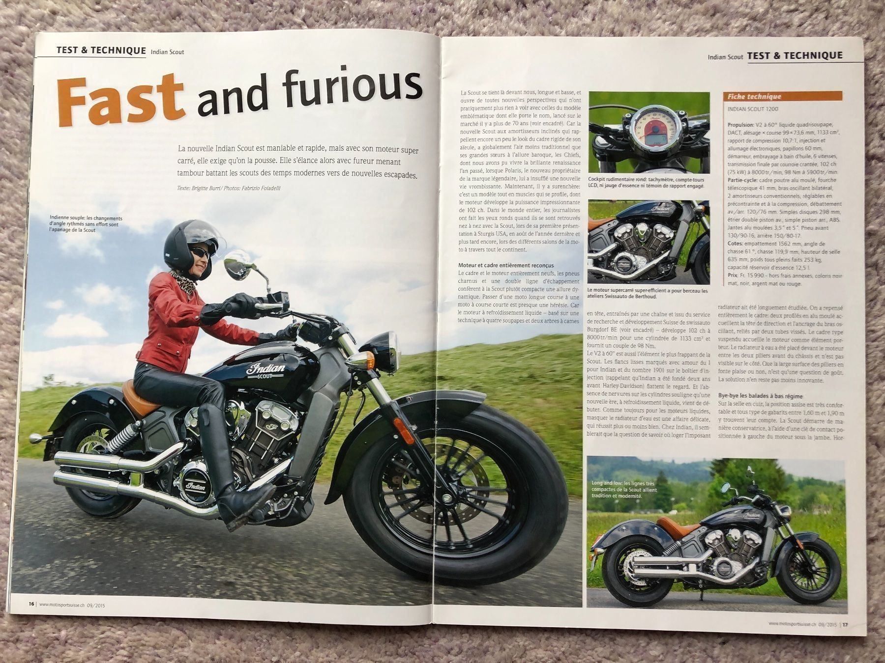 Indian Motorcycle Route: Indian Scout – D'occasion à Morrens VD par kawah2 1