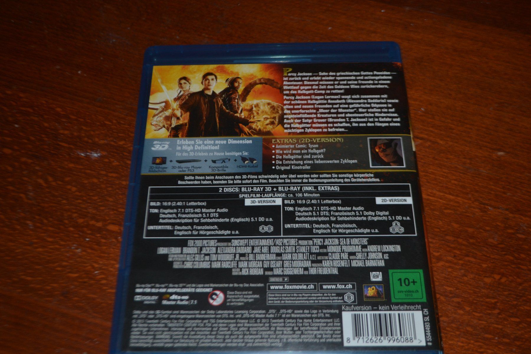 Tutti i DVDs: Percy Jackson im Bann der Zyklopen in 3D – Usato da Laupen ZH venduto da chefdom 1