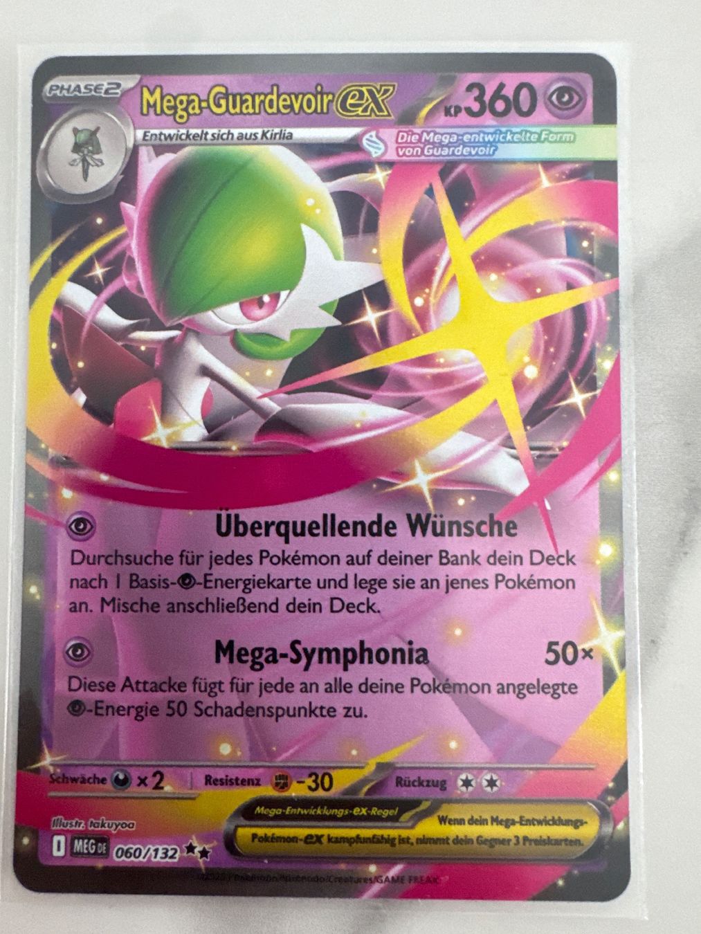 Pokémon Carte collezionabili: Mega- Guardevoir ex MEG060 DE - Mega Entwicklung – Nuovo (secondo la descrizione) da Wil SG venduto da Prof.Eich