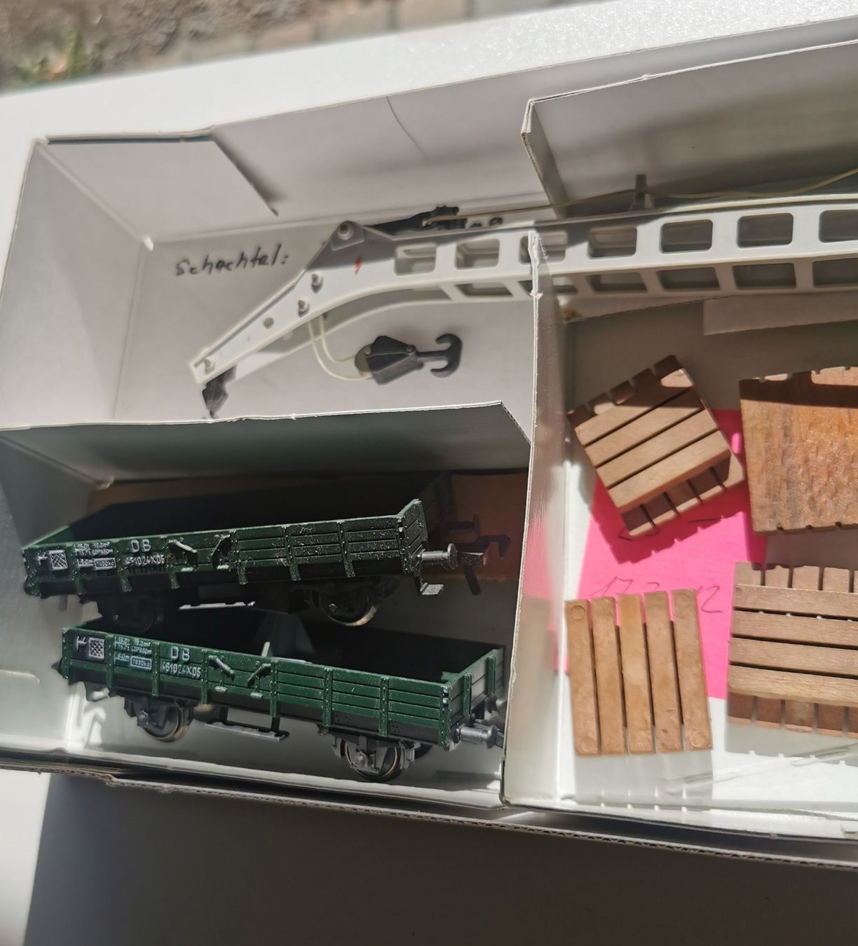 Fleischmann Modellini di ferrovie: Grosser Kranwagen – Usato da Waltenschwil venduto da Nitsud 2