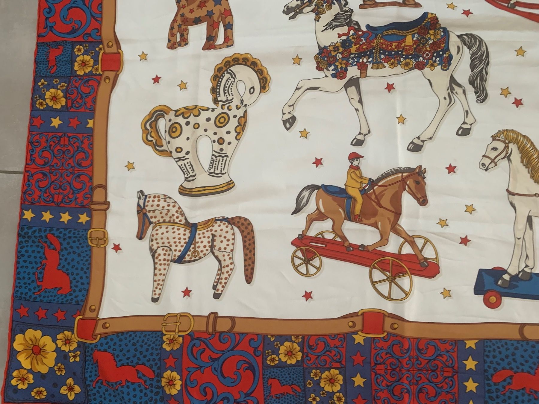 Longchamp Foulards, Tücher & Schals: Longchamp foulard – Gebraucht aus Lugano von