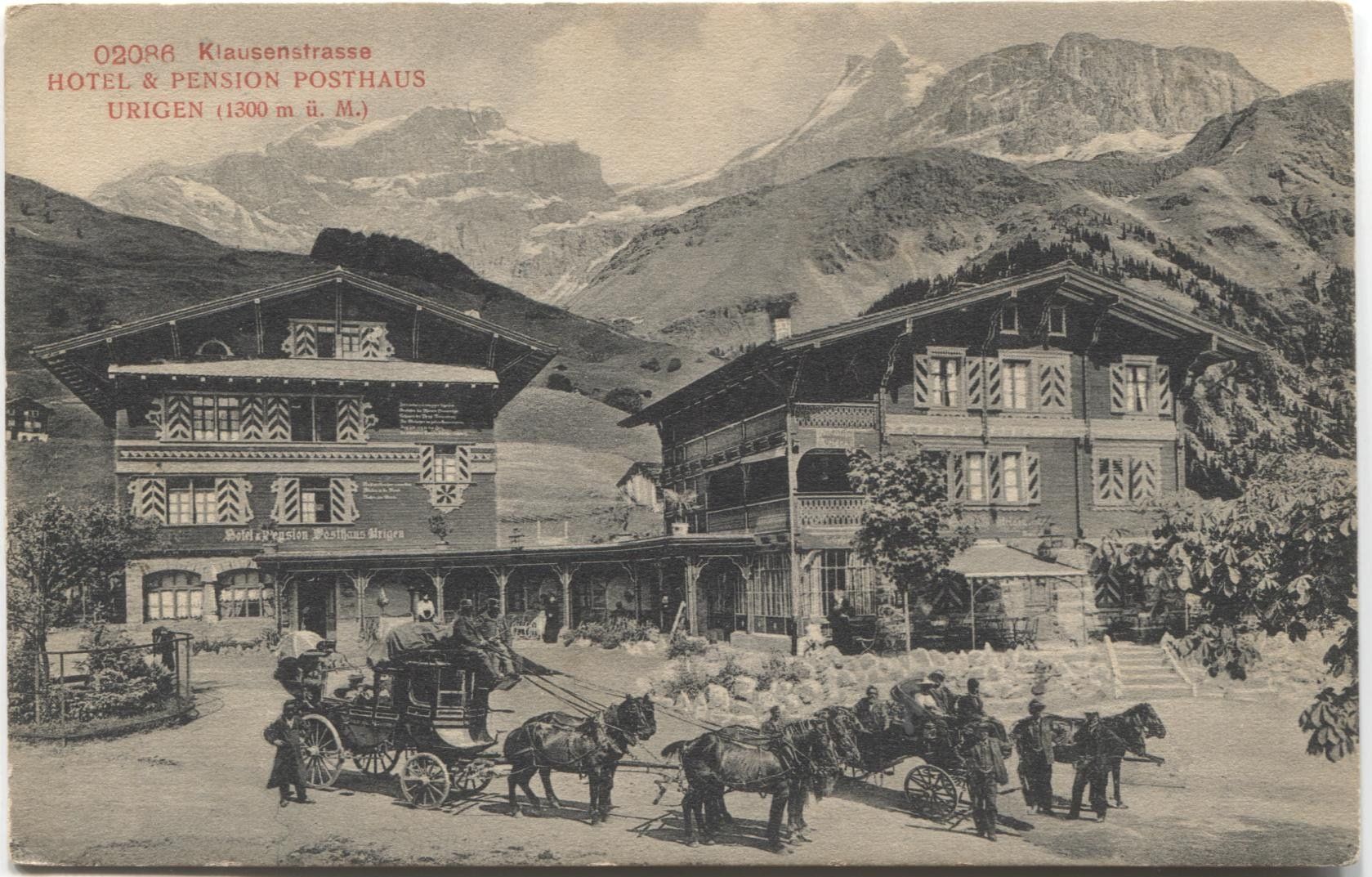 Cartes postales: URIGEN UR 1908 Postkutsche – D'occasion à Rothrist par Clanx