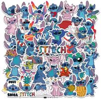 50 kleine Aufkleber Sticker - Lilo & Stitch