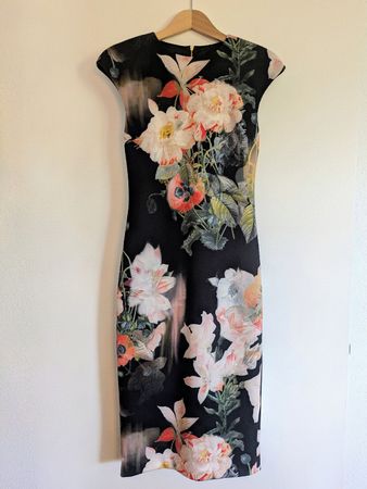 Ted Baker Midi-Kleid | Grösse 2 | neuwertig 