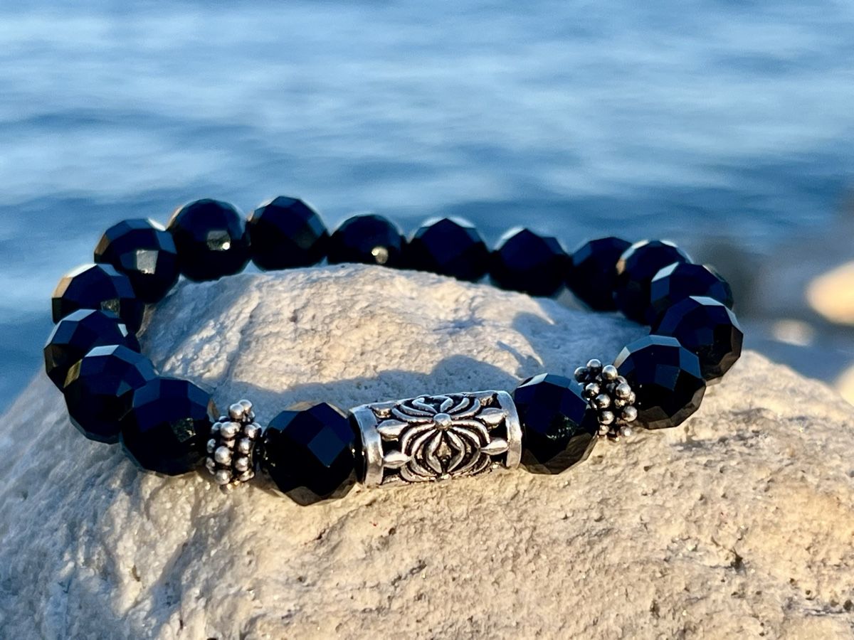 Armbänder & -reifen: Black Onyx Bracelet - Sterling Silver – Neu und originalverpackt aus Rüschlikon von ThereseJewelryDesign 6