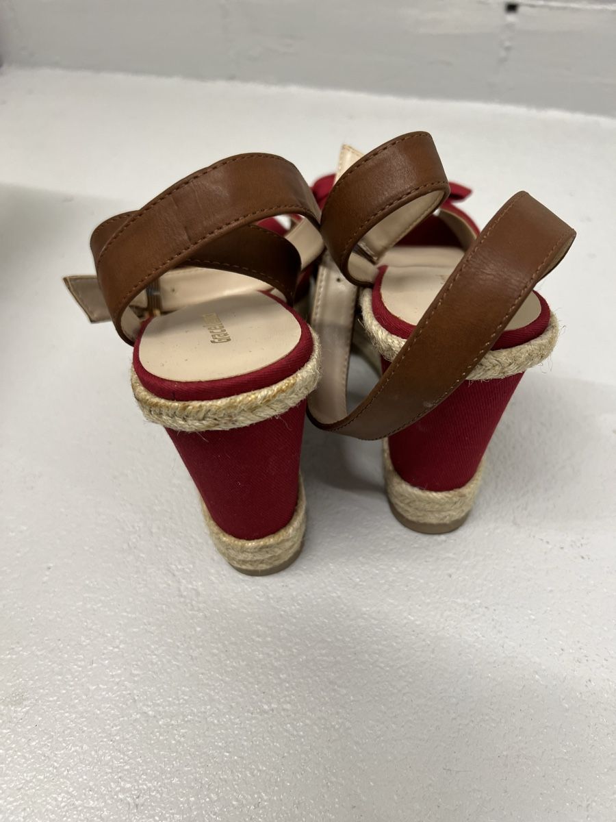 Graceland Scarpe da donna: Sommerschuhe weinrot mit Blockabsatz – Nuovo (secondo la descrizione) da Jona venduto da n.ferrari 2