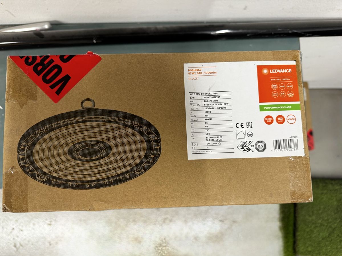 Osram Lampadari & plafoniere: Osram Ledvance High Bay 87w 13000 lm !! – Nuovo e nell'imballaggio originale da Veyras venduto da Suter_Dany 5