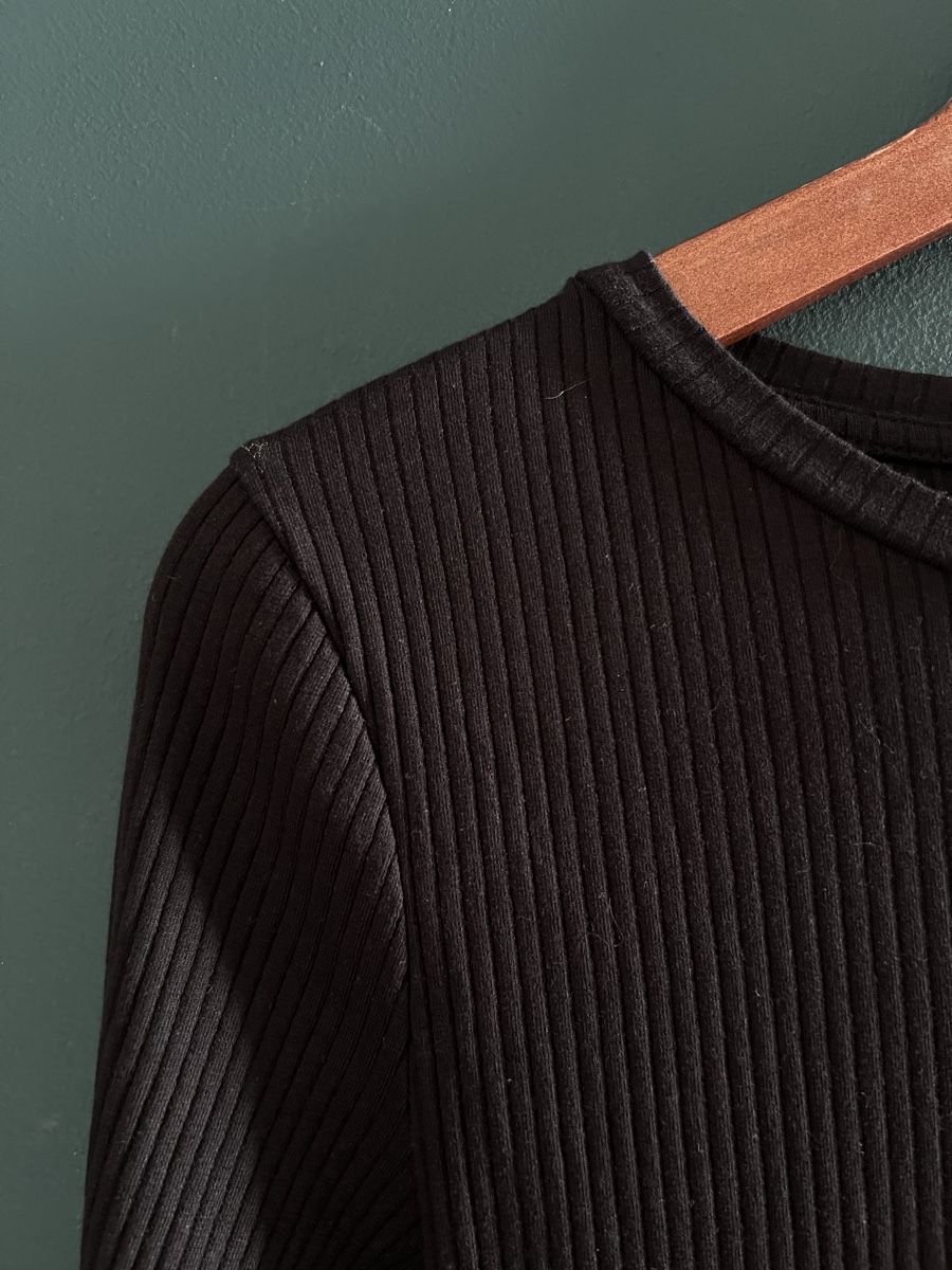 Vero Moda Vestiti: VERO MODA A-Linie schwarzer Langarm-Kleid – Usato da Bern venduto da ell_6vxc 2