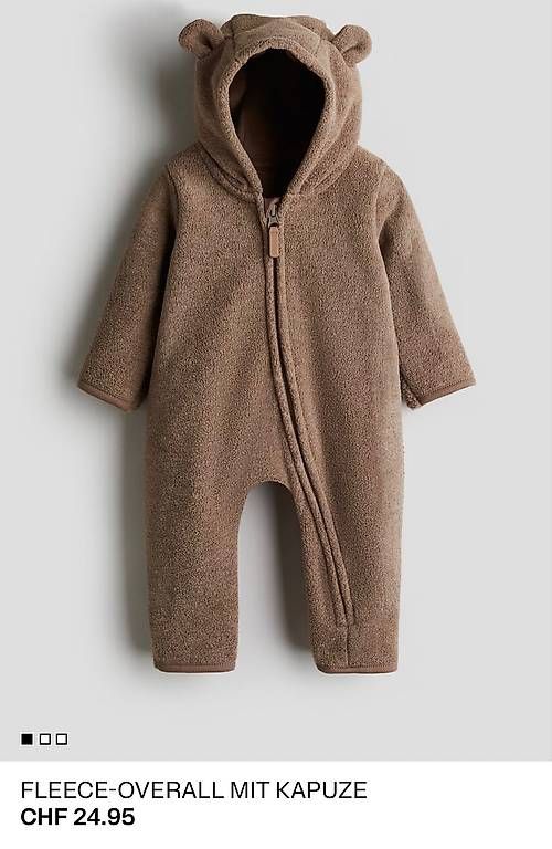 Pagliaccetti: FLEECE-OVERALL MIT KAPUZE Gr.74 – Usato da Dierikon venduto da san_9tc9 3