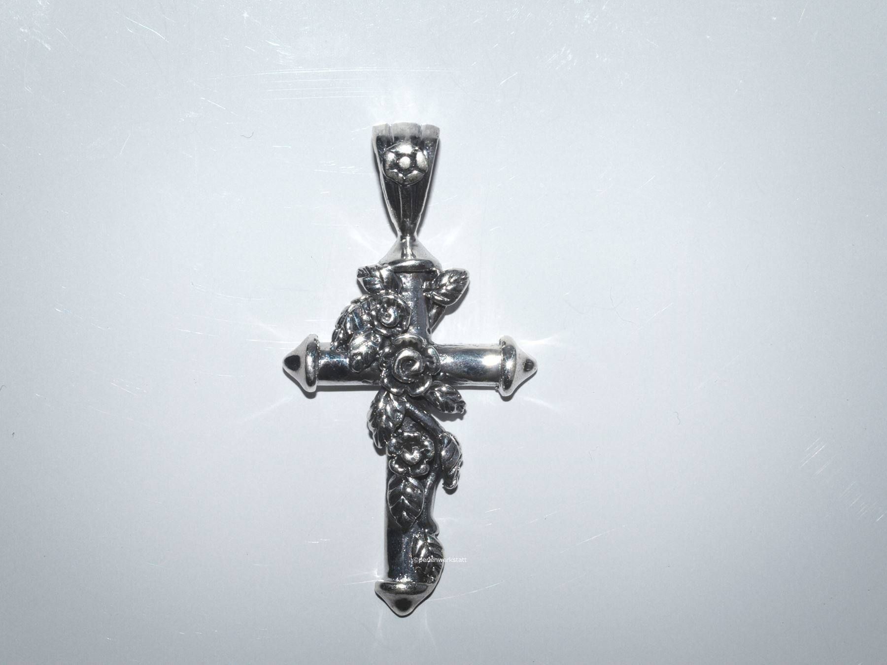 Ciondoli: Anhänger Kreuz, Silber 925 – Nuovo e nell'imballaggio originale da Mumpf venduto da perlenwerkstatt 1