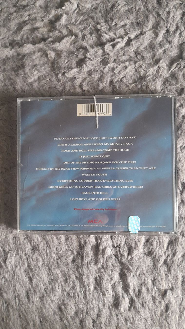 CD: MEAT LOAF   BAT OUT OF HELL II    CD – Usato da Wetzikon ZH venduto da Ramones01 1