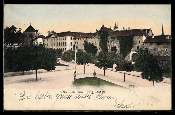 Cartoline postali: AK Solothurn, Die Bastion – Usato da Berlin venduto da bartko-reher