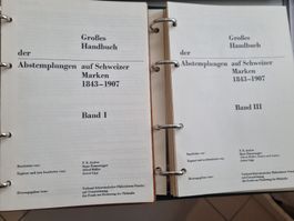Schweizer Abstempelungswerk  komplett, 8 Bände A. Emmenegger