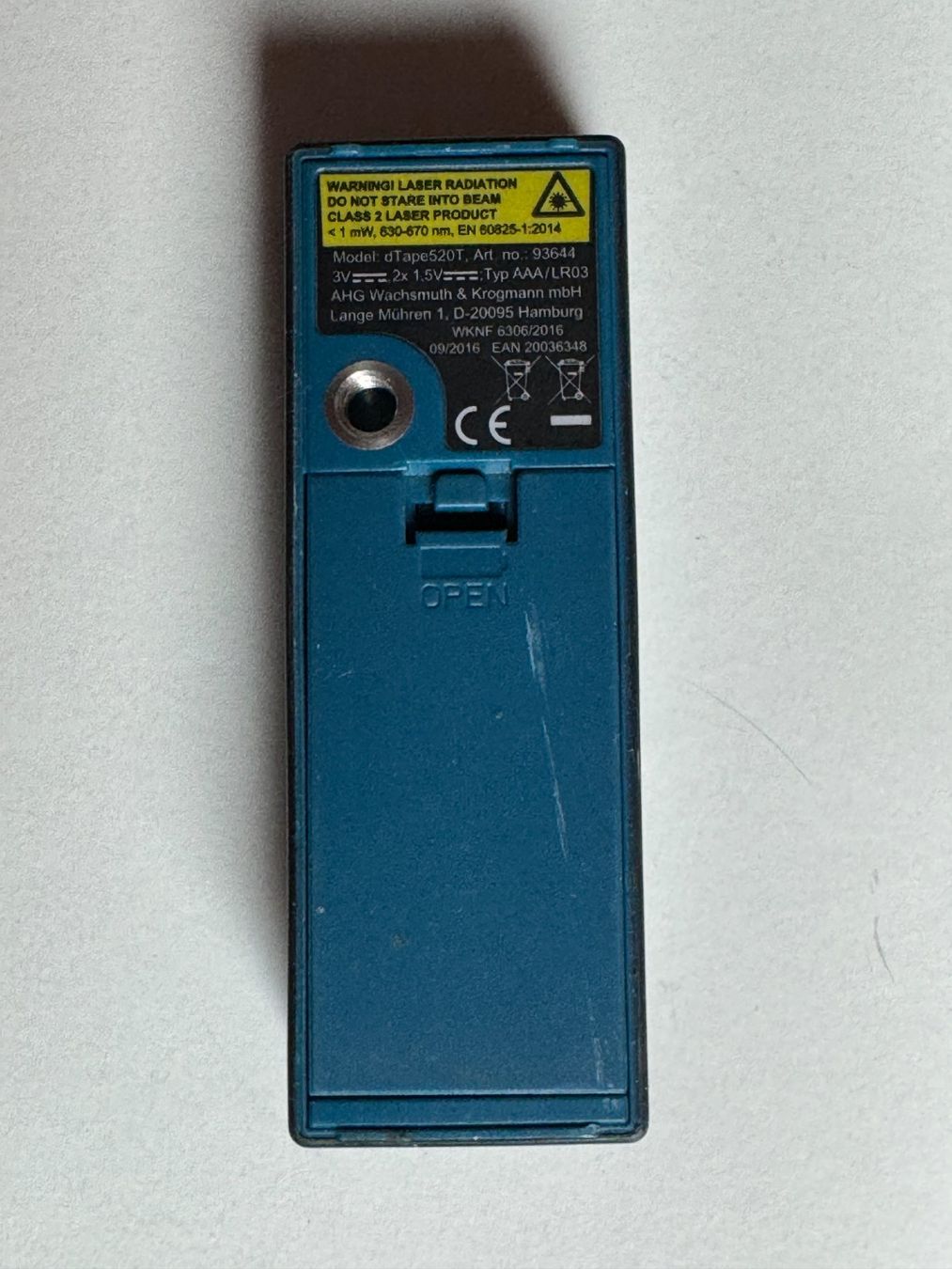 Laserliner Misurare: Laser Messgerät WORKZONE Typ: dTape520T – Usato da Ins venduto da funkflieger 2