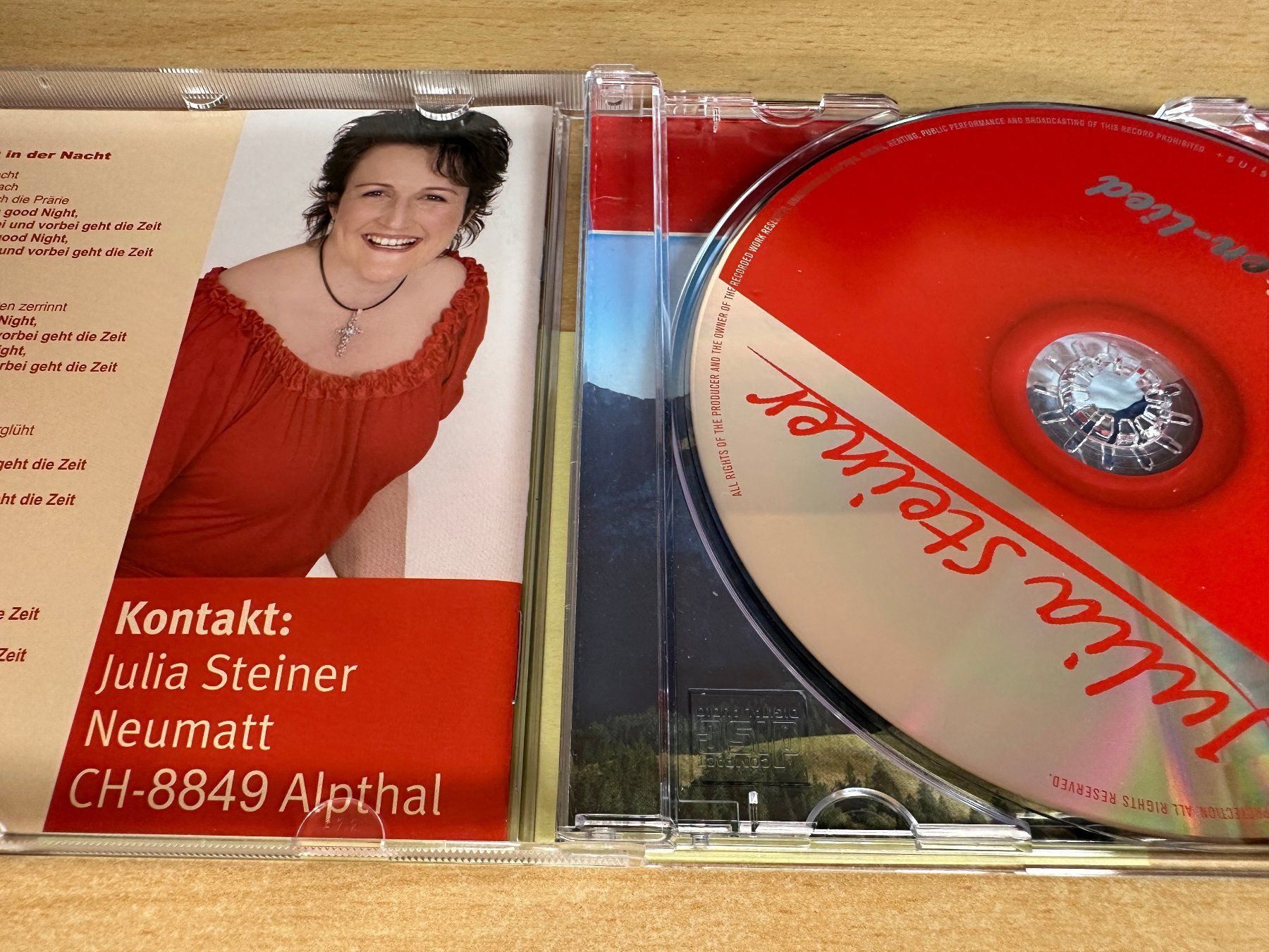 CD: Julia Steiner - Mythen-lied – Usato da Rikon im Tösstal venduto da Alpenmutz 2