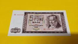 5 Mark Banknote DDR 1964 Alexander von Humboldt Alexander 