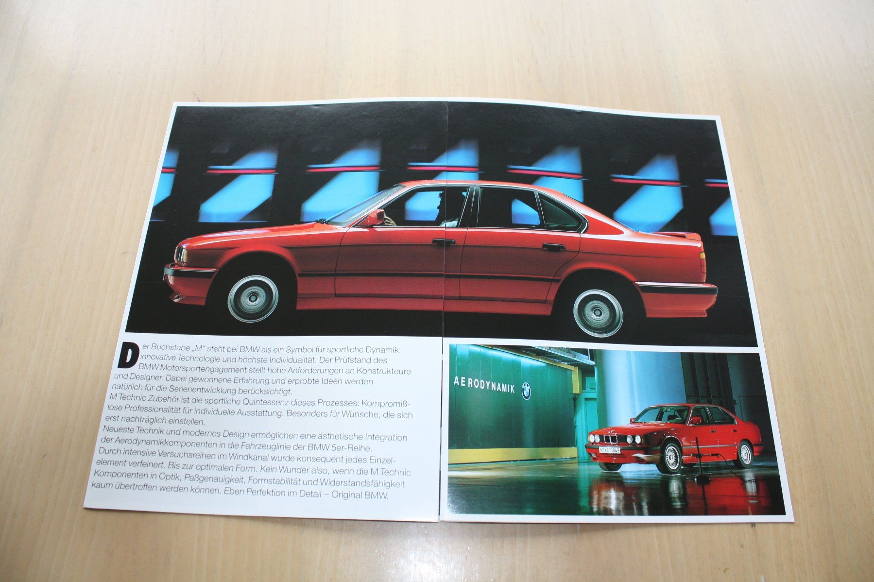 BMW Documenti: Original BMW M-Technic 5er E34 Prospekt 1/1988 – Usato da Wikon venduto da erwin400 1