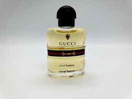 7.5 ml GUCCI POUR HOMME EDT VINTAGE RARITÄT MINIATUR NEU