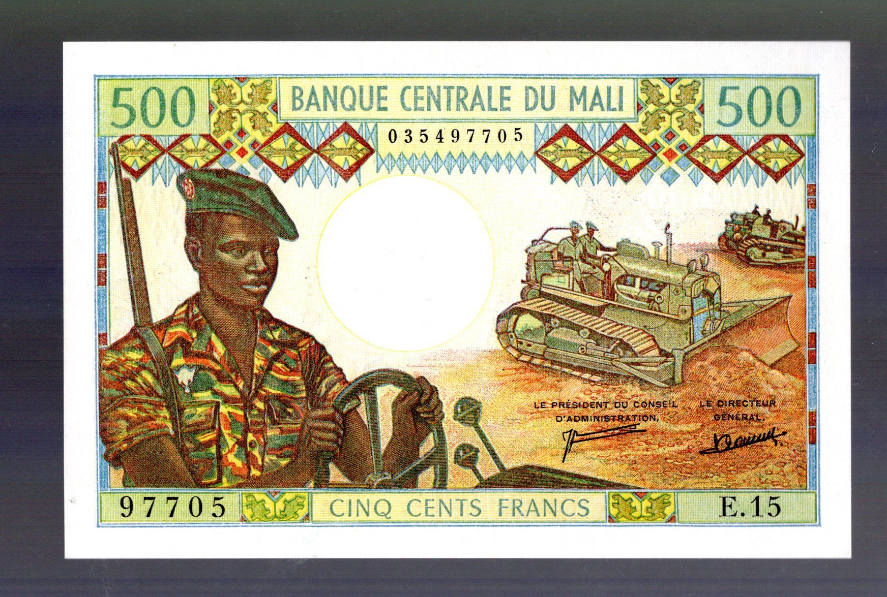 Banconote: Mali 500 francs UNC TOP – Nuovo (secondo la descrizione) da Leibstadt venduto da baroc333 1