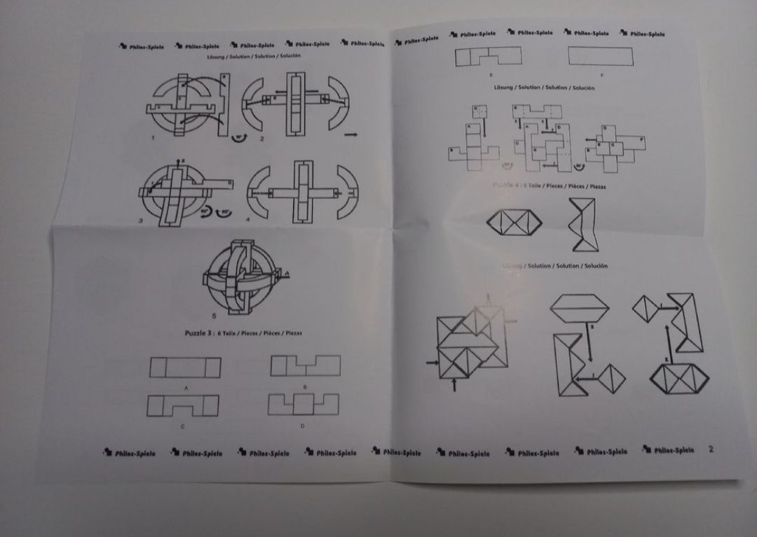 Puzzles: AB 1CHF - Philos Holzpuzzle - Geduldspiel – Gebraucht aus Wangen b. Olten von SecondStory4u 4