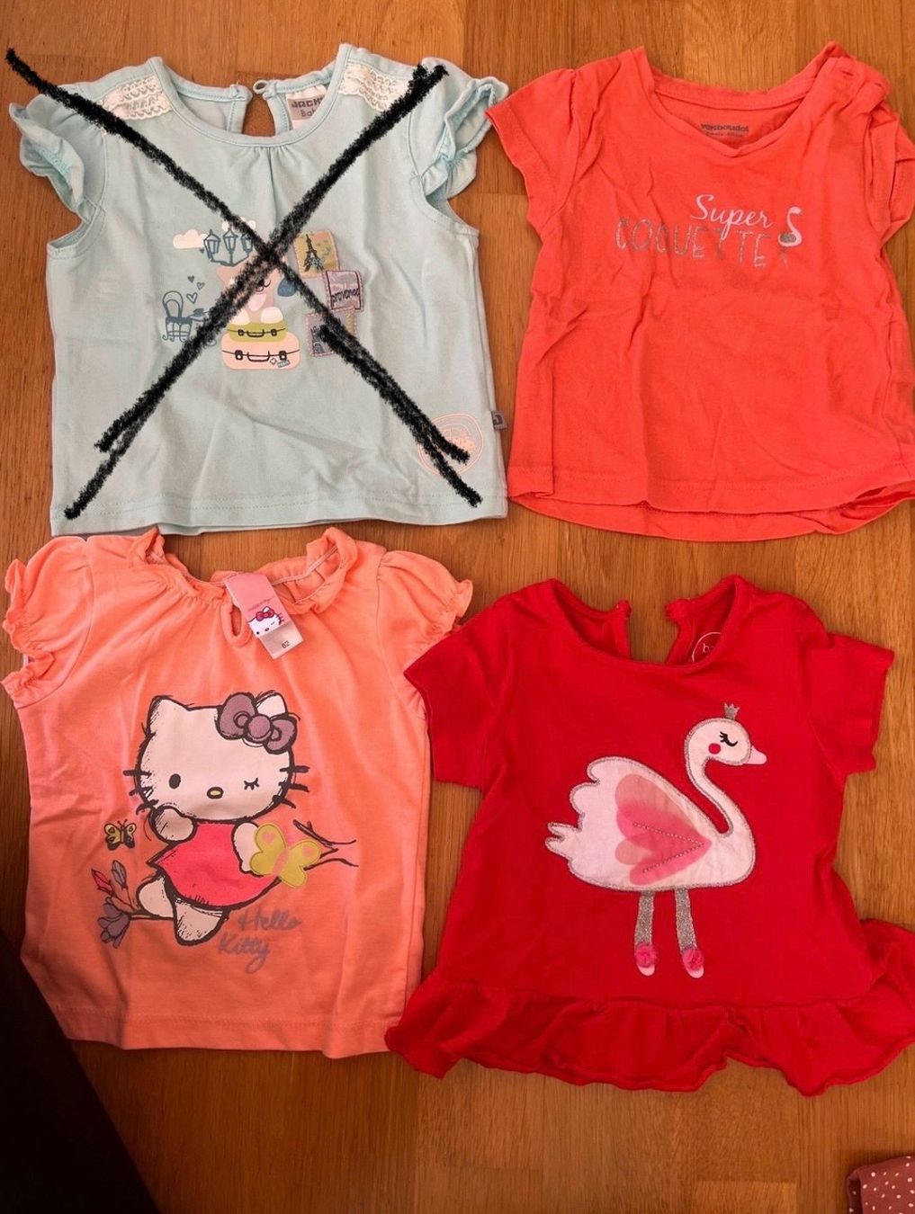 Lotti & Set di vestiti: 3er Set Tshirt Mädchen Gr. 60-62 – Usato da Meilen venduto da gio_xlz7 3