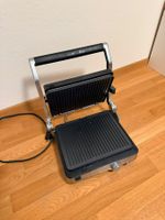 Kontaktgrill Panini Grill Edelstahl mit Temperaturregler