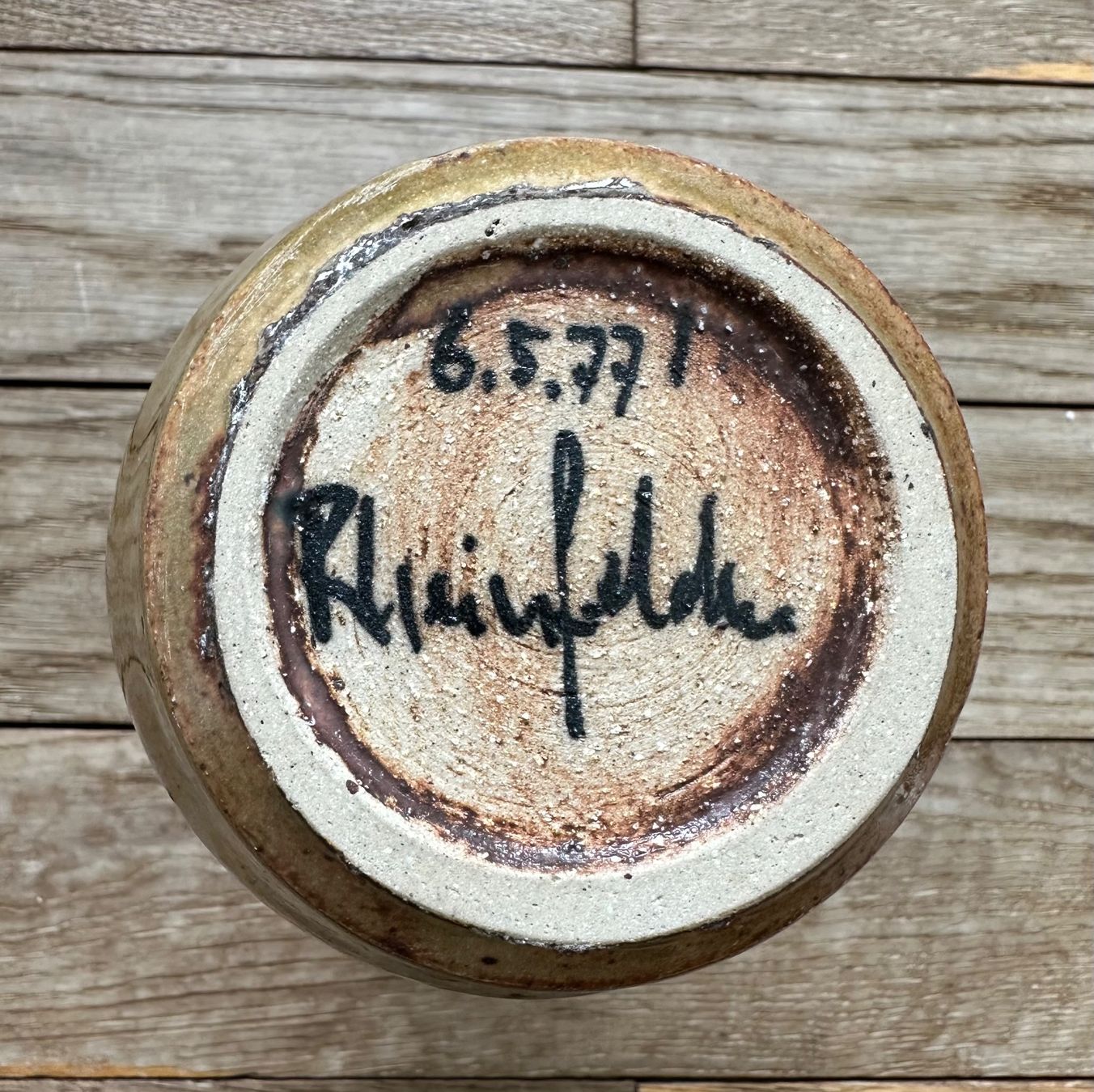 Rheinfelder Keramik Vasi & Recipienti: Vase oder Karaffe Zahner Rheinfelden 1977 – Usato da Luzern venduto da Mamutpe 3