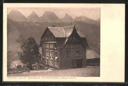 Pension Halde oberhalb Unterwasser, gelaufen 1930