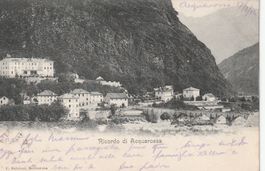 Ricordo di Acquarossa-Karte gelaufen 1902