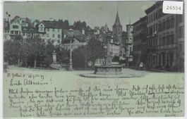 Gruss aus St. Gallen - Marktplatz