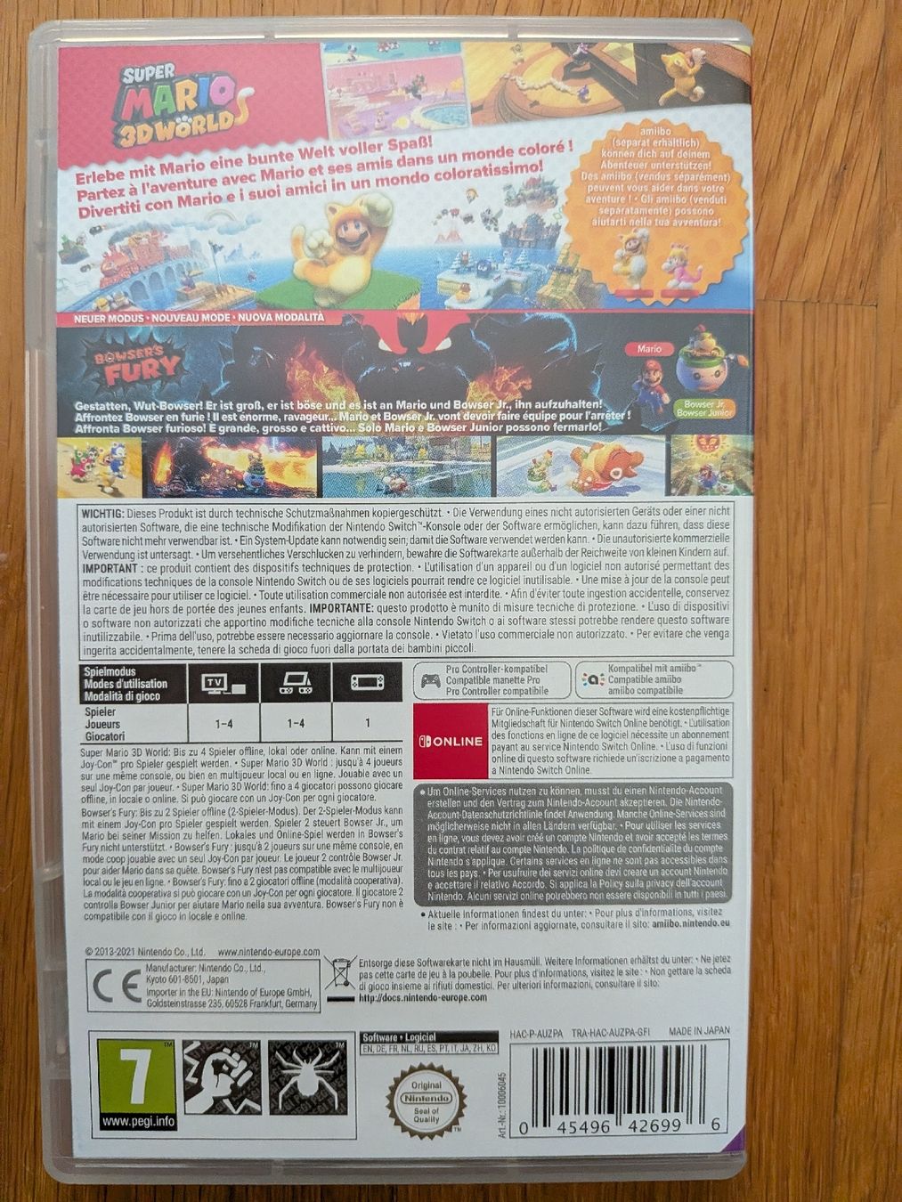 Nintendo Giochi: Super Mario 3D World Bowser's Fury - Nintendo Switch – Usato da Zürich venduto da jabo22 1