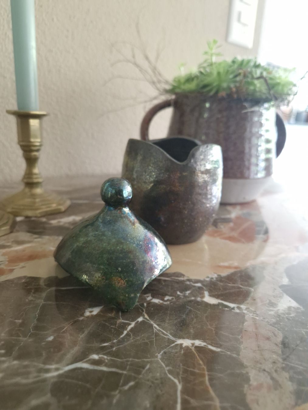 Tutte le decorazioni: Keramikdose mit Deckel, einzigartig & handgemacht – Usato da Obfelden venduto da Vintage-to-go 1
