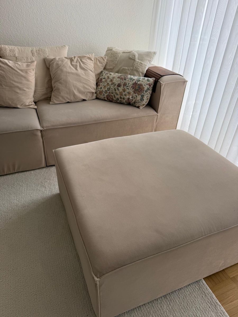 Sofas: Ecksofa mit Hocker beige neuwertig – Neu (gemäss Beschreibung) aus Biel/Bienne von meralyasar 2