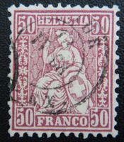 Schweiz Kat. 43 gest. 1867 Kat. 100 Fr.