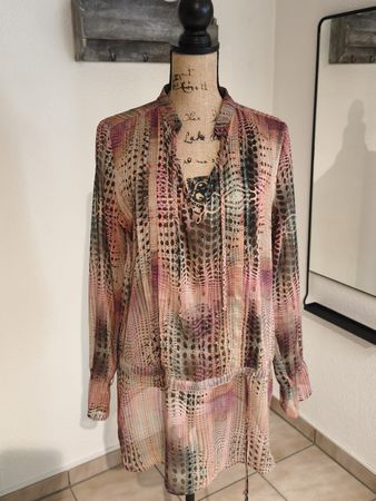 Bluse comma bunt Grösse 44 leichter Stoff
