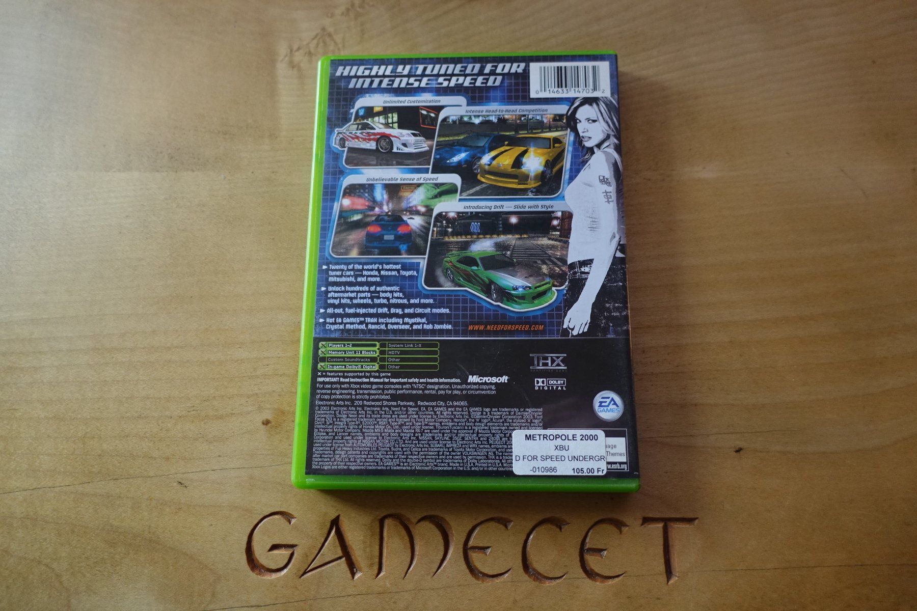 Microsoft Giochi: Need for Speed Underground - Amerika – Usato da Steinach venduto da Gamecet 2